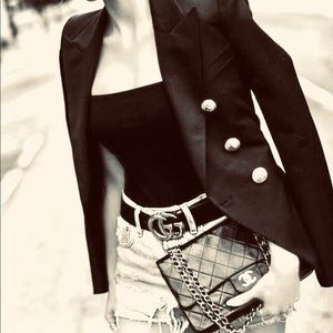 Dark brown Arden B Tube top